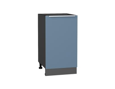Шкаф нижний Фьюжн 450 Silky Blue / Graphite