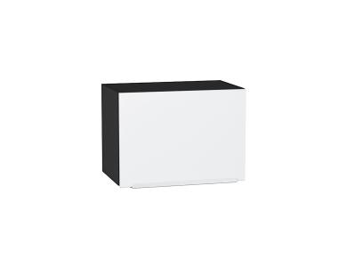Шкаф верхний горизонтальный Фьюжн 500 Silky White / Graphite