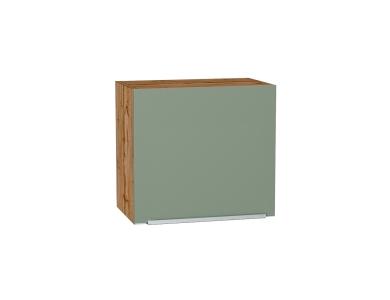 Шкаф верхний горизонтальный Фьюжн 500Н Silky Mint / Дуб Вотан
