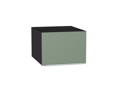 Шкаф верхний горизонтальный с увеличенной глубиной Фьюжн 510 Silky Mint / Graphite