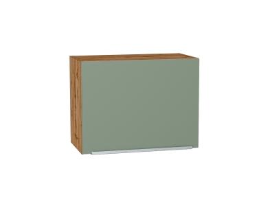 Шкаф верхний горизонтальный Фьюжн 600Н Silky Mint / Дуб Вотан