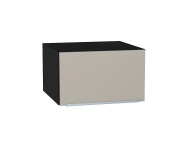 Шкаф верхний горизонтальный с увеличенной глубиной Фьюжн 610 Silky Grey / Graphite