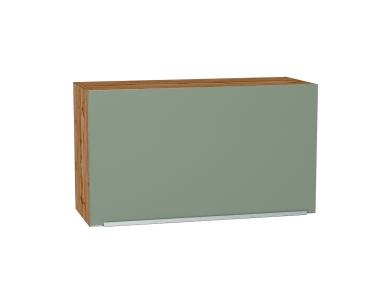 Шкаф верхний горизонтальный Фьюжн 800Н Silky Mint / Дуб Вотан