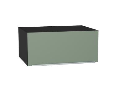 Шкаф верхний горизонтальный с увеличенной глубиной Фьюжн 810 Silky Mint / Graphite