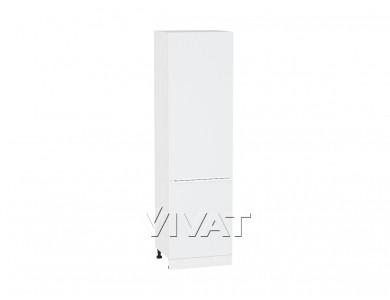 Шкаф пенал Фьюжн 600 (для верхних шкафов 720) Silky White / Белый
