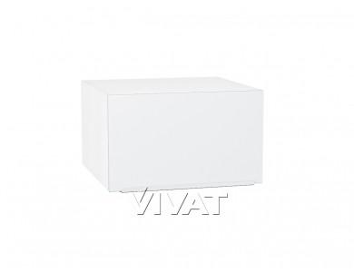 Шкаф верхний горизонтальный с увеличенной глубиной Фьюжн 610 Silky White / Белый