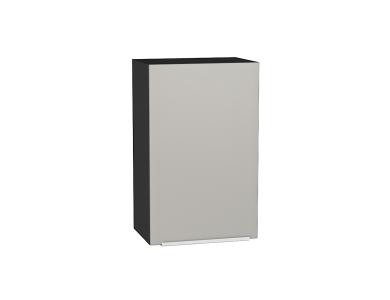 Шкаф верхний Фьюжн 450 Silky Light Grey / Graphite