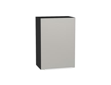 Шкаф верхний Фьюжн 500 Silky Light Grey / Graphite