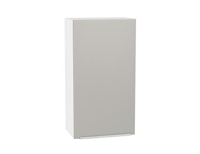 Шкаф верхний Фьюжн 500Н Silky Light Grey / Белый