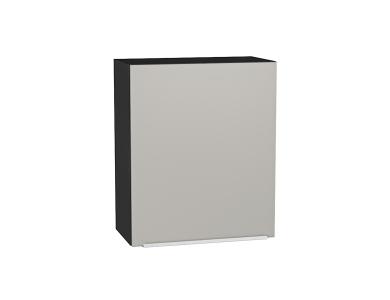 Шкаф верхний Фьюжн 600М Silky Light Grey / Graphite