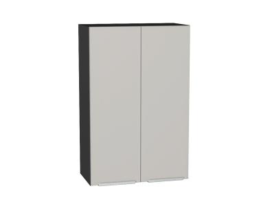 Шкаф верхний Фьюжн 600Н Silky Light Grey / Graphite