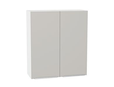 Шкаф верхний Фьюжн 800Н Silky Light Grey / Белый