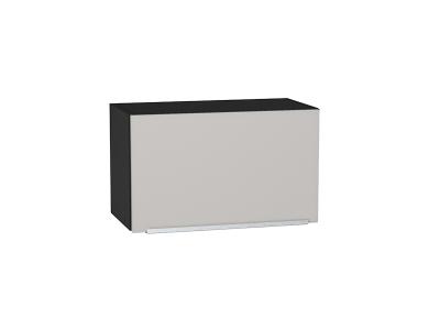 Шкаф верхний горизонтальный Фьюжн 600 Silky Light Grey / Graphite