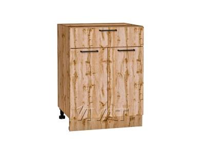 Шкаф нижний с 1 ящиком Флэт 601М Wotan Oak 2S / Дуб Вотан