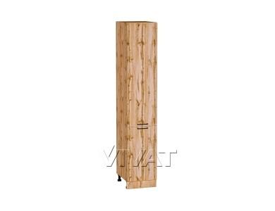 Шкаф пенал Флэт 400 (для верхних шкафов 720) Wotan Oak 2S / Дуб Вотан