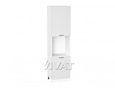 Шкаф-пенал под бытовую технику Флэт 600Н (для верхних шкафов 920) White In 2S / Белый