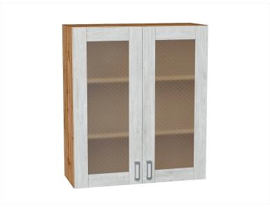 Шкаф верхний со стеклом Лофт 800Н Nordic Oak / Дуб Вотан