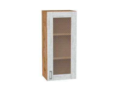 Шкаф верхний со стеклом Лофт 400Н Nordic Oak / Дуб Вотан
