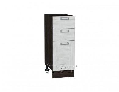 Шкаф нижний с 3-мя ящиками Лофт 300 Nordic Oak / Graphite