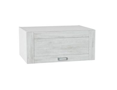 Шкаф верхний горизонтальный с увеличенной глубиной Лофт 810 Nordic Oak / Белый