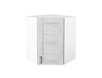 Шкаф верхний угловой Лофт 590 Nordic Oak / Белый