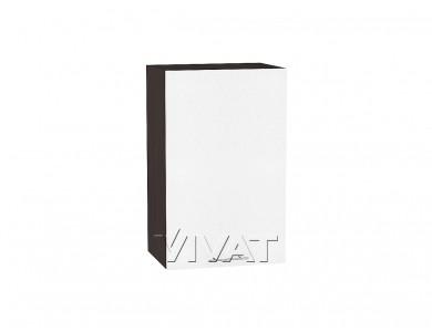 Шкаф верхний Валерия-М 450 Белый металлик / Венге