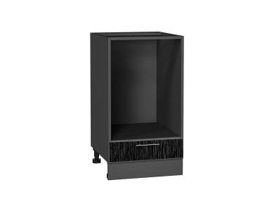 Шкаф под духовку Валерия-М 450 Чёрный металлик дождь / Graphite