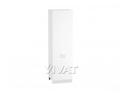 Шкаф пенал Валерия-М 600Н (для верхних шкафов 920) Белый глянец / Белый