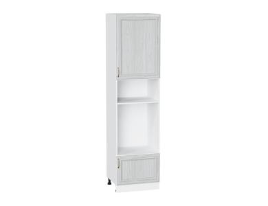 Шкаф пенал под встраиваемую бытовую технику Шале 600Н (для верхних шкафов 920) White Dreamline / Белый