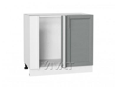 Шкаф нижний угловой Сканди 990М Grey Softwood / Белый
