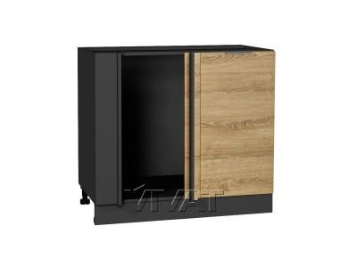 Шкаф нижний угловой с декором Терра 990М Ель Карпатская / Graphite