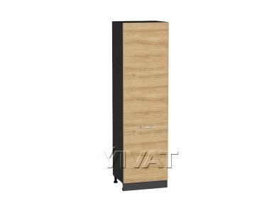 Шкаф пенал с декором Терра 600 (для верхних шкафов 720) Ель Карпатская / Graphite