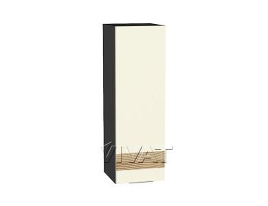 Шкаф верхний с декором Терра 300H правый Ваниль Софт / Graphite