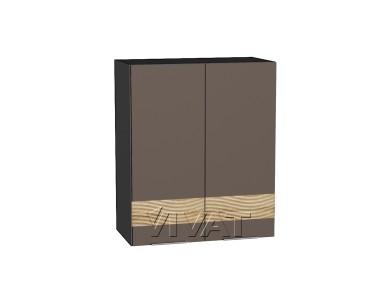 Шкаф верхний с декором Терра 600 Смоки Софт / Graphite