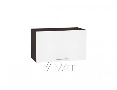 Шкаф верхний горизонтальный с увеличенной глубиной Валерия-М 610 Белый металлик / Венге