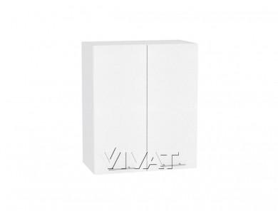 Шкаф верхний Валерия-М 600 Белый металлик / Белый