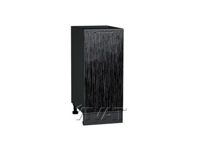 Шкаф нижний Валерия-М 350 Чёрный металлик дождь / Graphite