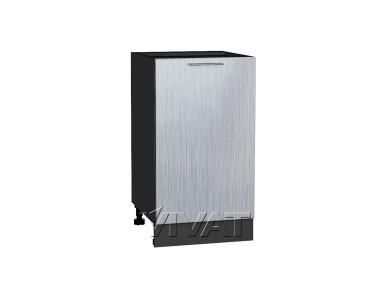 Шкаф нижний Валерия-М 450 Серый металлик дождь светлый / Graphite