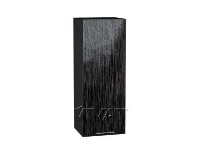 Шкаф верхний Валерия-М 350Н Чёрный металлик дождь / Graphite