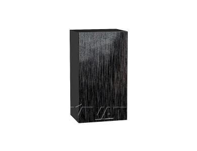 Шкаф верхний Валерия-М 400 Чёрный металлик дождь / Graphite