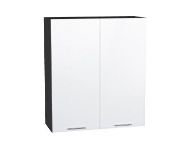 Шкаф верхний Валерия-М 800Н Белый металлик / Graphite