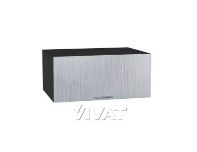 Шкаф верхний горизонтальный с увеличенной глубиной Валерия-М 810 Серый металлик дождь светлый / Graphite