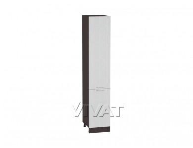 Шкаф-пенал Валерия-М 400Н (для верхних шкафов 920) Серый металлик дождь светлый / Венге