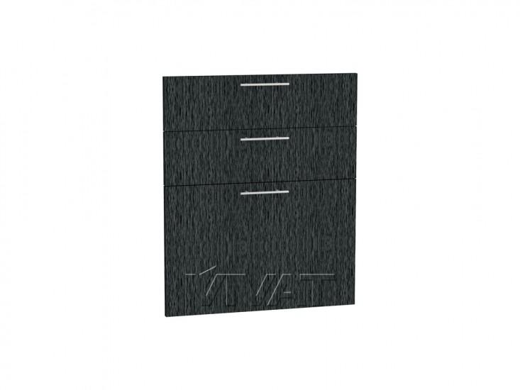 Комплект фасадов Валерия-М для каркаса Ф-43 Н603 Чёрный металлик дождь