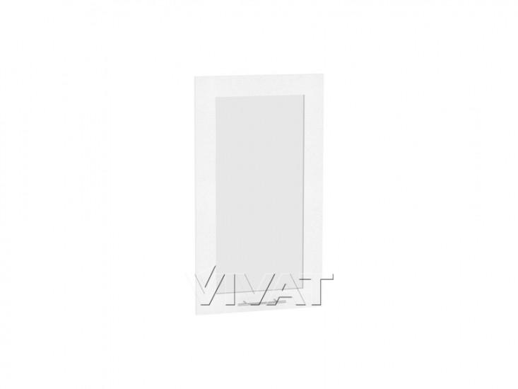 Комплект фасадов Валерия-М со стеклом для каркаса Ф-25 В400 Белый металлик