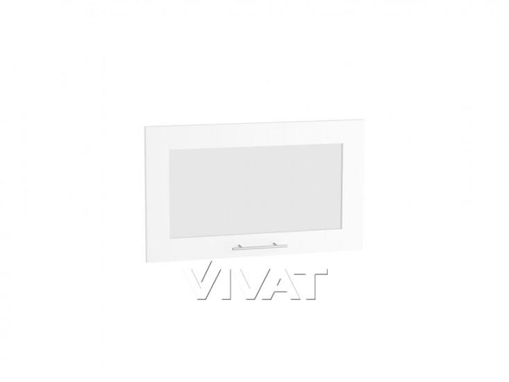 Комплект фасадов Валерия-М со стеклом для каркаса Ф-86 ВГ600 Белый глянец