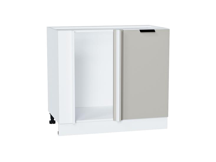 Шкаф нижний угловой Евро 990М Агат / Белый
