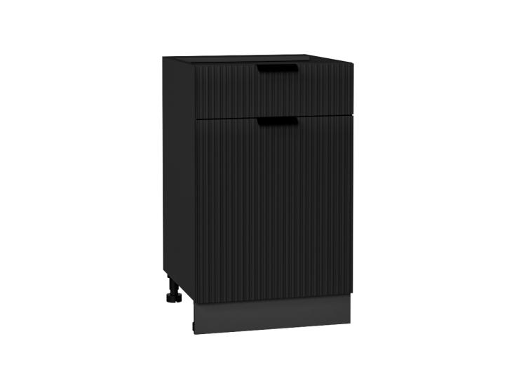 Шкаф нижний с 1 ящиком Евро Лайн 500 Антрацит / Graphite