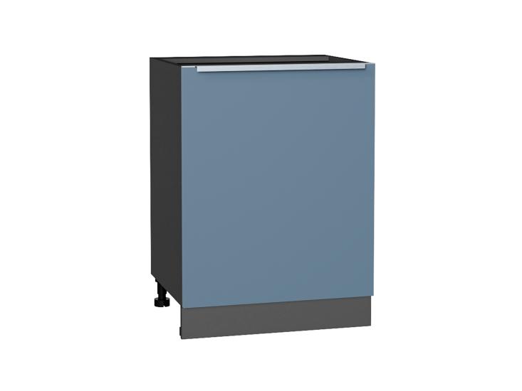 Шкаф нижний Фьюжн 600М Silky Blue / Graphite