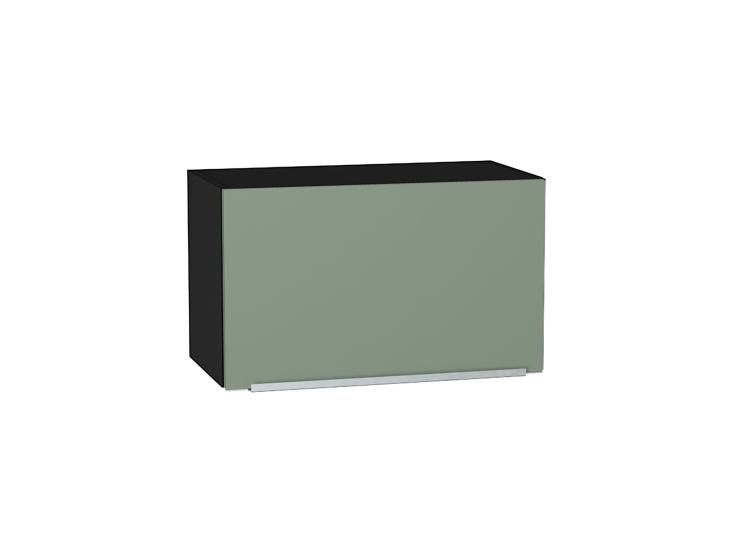 Шкаф верхний горизонтальный Фьюжн 600 Silky Mint / Graphite